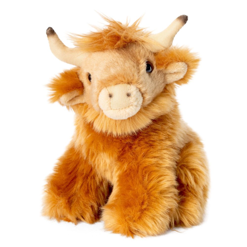 Living Nature Small Highland Cow Stuffed Animal