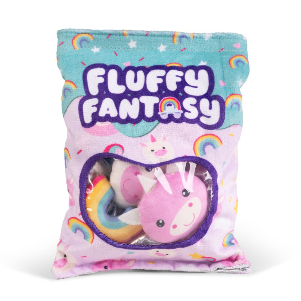 Fluffy Fantasy Rainbows and Unicorns Squishy Snacks Sensory Toys