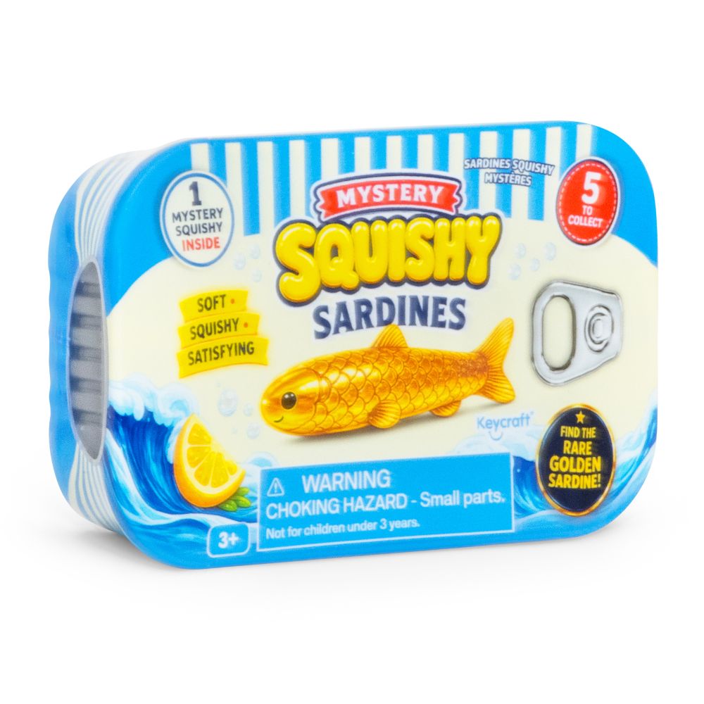 Mystery Squishy Sardines – Jouets sensoriels à collectionner