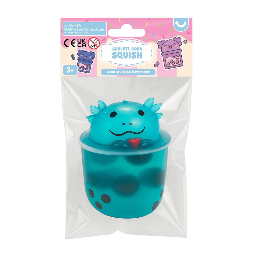 Axolotl Boba Squish Sensory Toy
