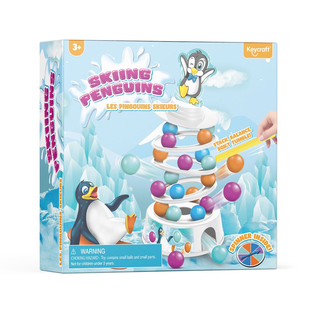 Jeu familial du pingouin skieur