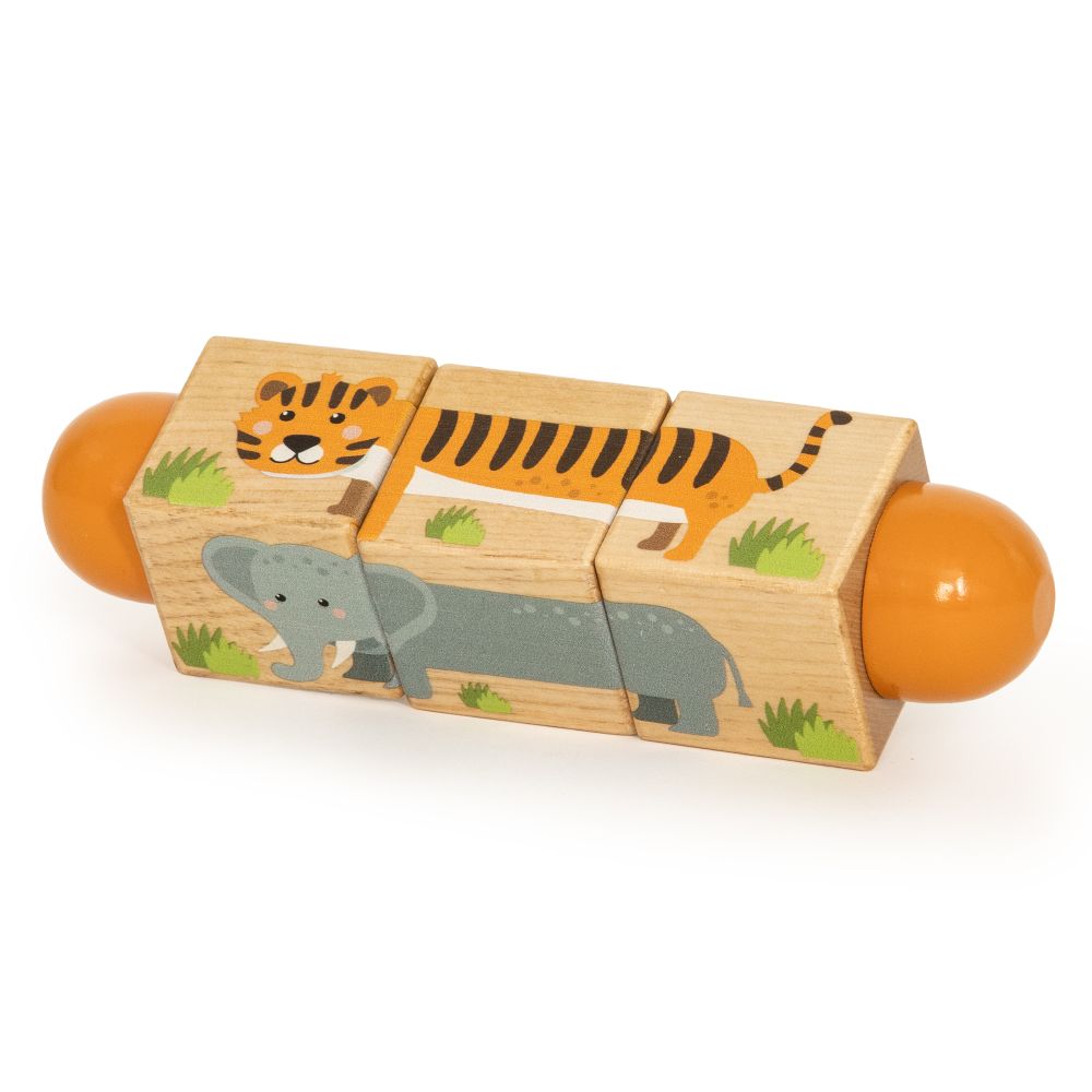 Safari Wooden Twisty Blocks