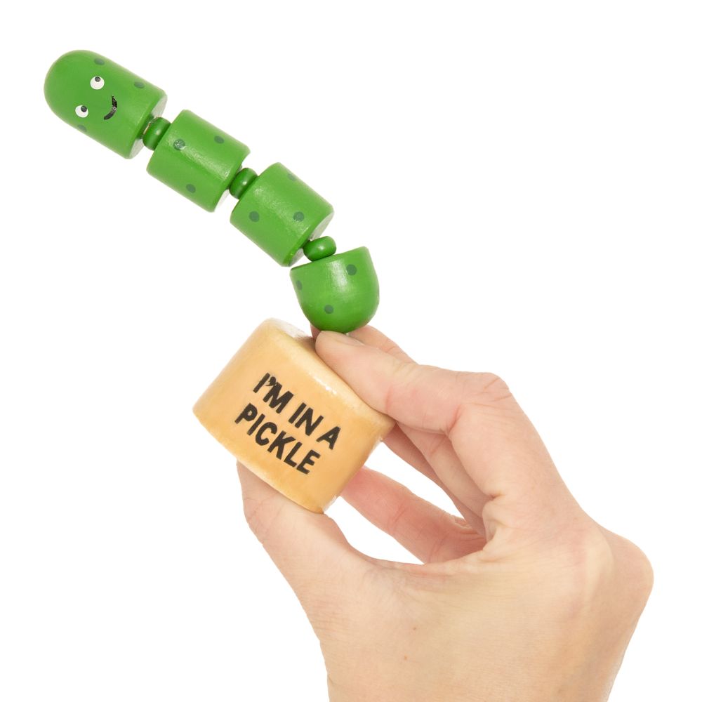 I'm In A Pickle Push Puppet - Keycraft