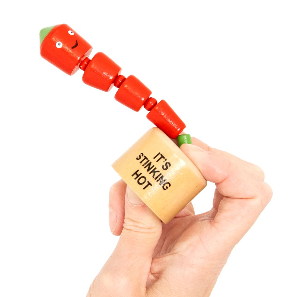 It's Stinking Hot Chilli Push Puppet