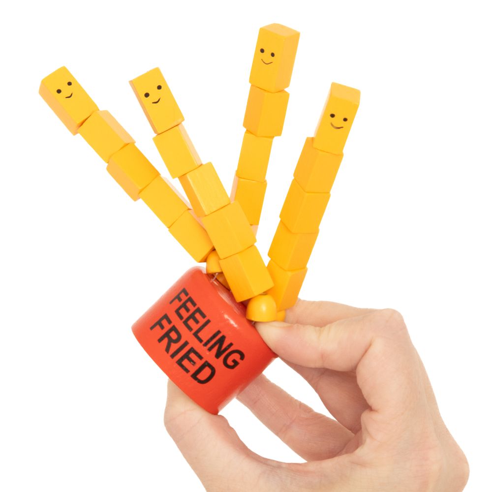 Feeling Fried Push Puppet