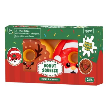 Christmas Donut Squeeze 2 Pack - Keycraft