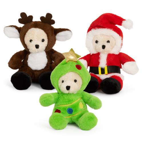LITTLE Living Nature Play Christmas Plush - Keycraft