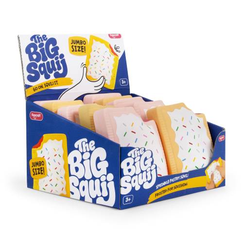The Big Squij Pastry | Jumbo Slow-Rise Squishy Toy - Keycraft